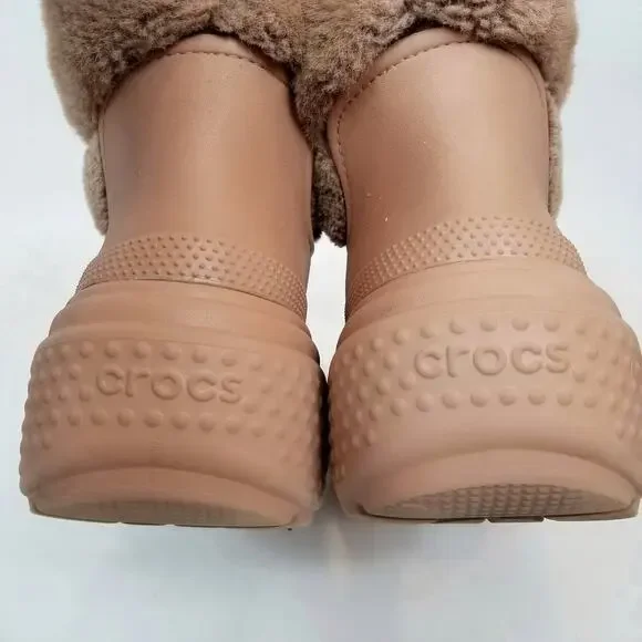 Crocs Stomp 208718 Women's Faux Fur Lined Size 12 - Picture 6 of 9